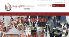 Desktop Screenshot of buycoppercookware.com